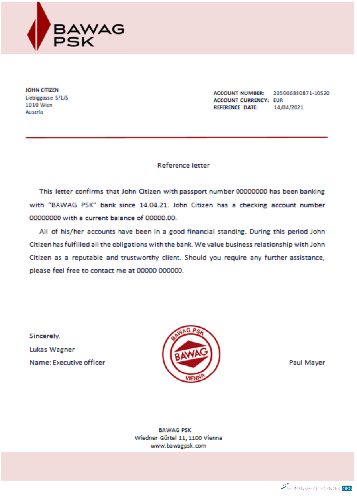 Download Austria BAWAG PSK reference Photoshop template